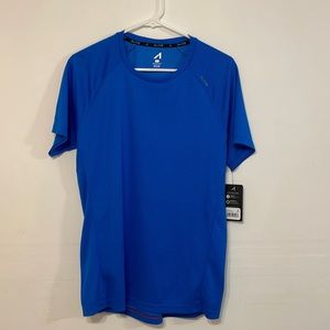 NWT - Alive quick dri tee. Size small, in blue.